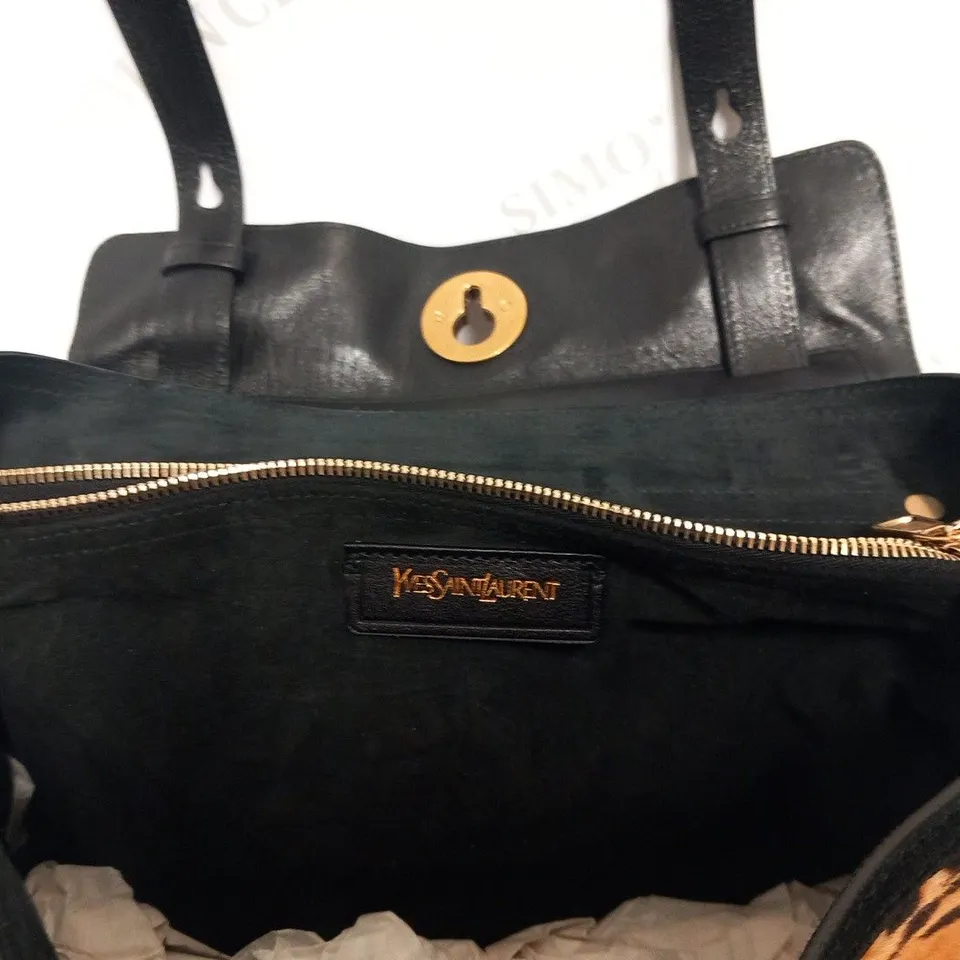 YVES SAINT LAURENT BORSA MUSE TWO BIG LEOPARD HANDBAG