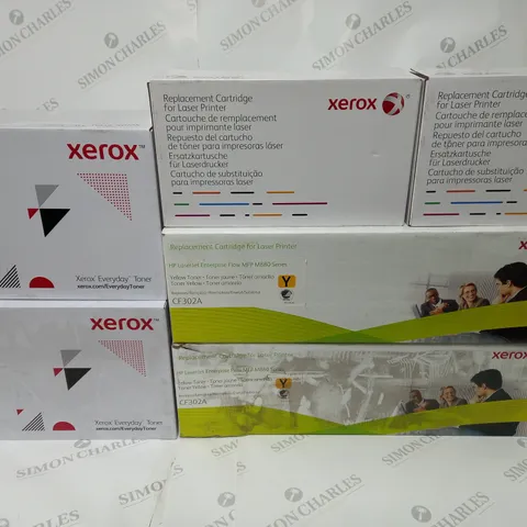 LOT OF 13 ASSORTED XEROX REPLACEMENT CARTRIDGES FOR LASER PRINTERS