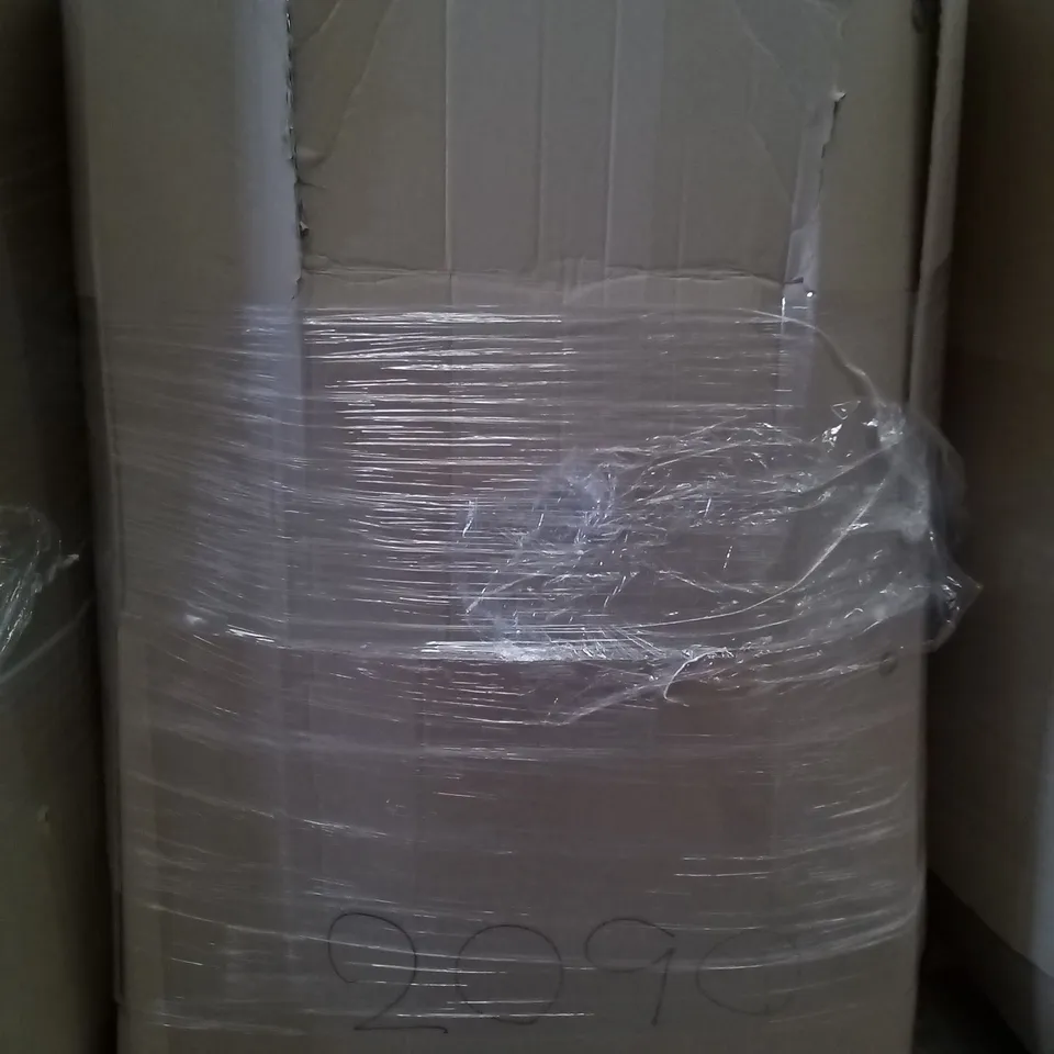 PALLET OF ASSORTED ITEMS INCLUDING GARDEN HOSE, SLEEPING BAG, ELVIROS MEMORY FOAM CERVICAL PILLOW, TRAVEL PILLOW, 25FT MAGIC HOSE, BABY COMFORT CUSHION