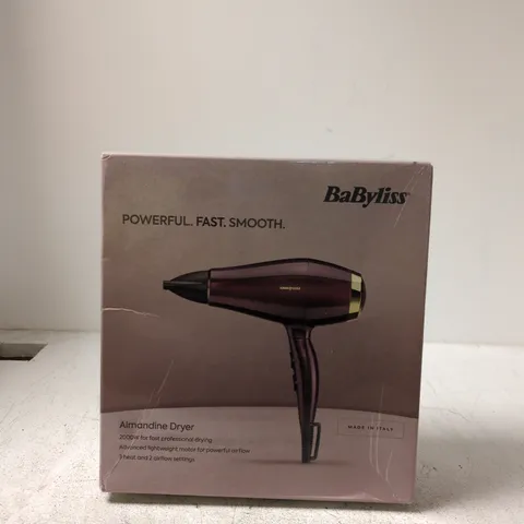 BABYLISS ALMANDE HAIR DRYER β 2000W β BOXED