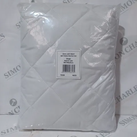 SNUG JUST RIGHT MATTRESS PROTECTOR - SINGLE SIZE