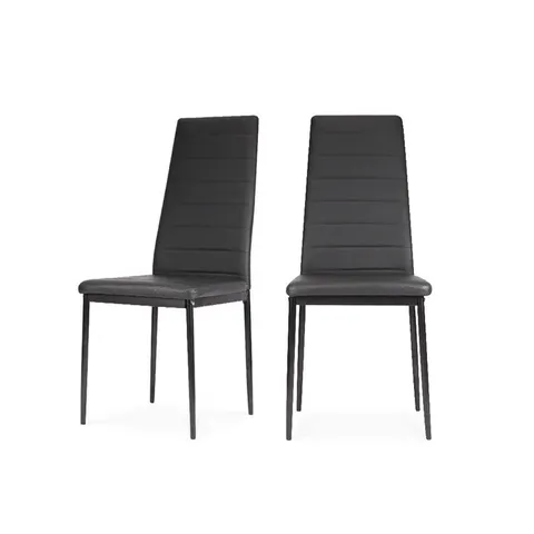 BOXED PAIR ADONIA SIDE CHAIRS (SET OF 2 IN 1 BOX)