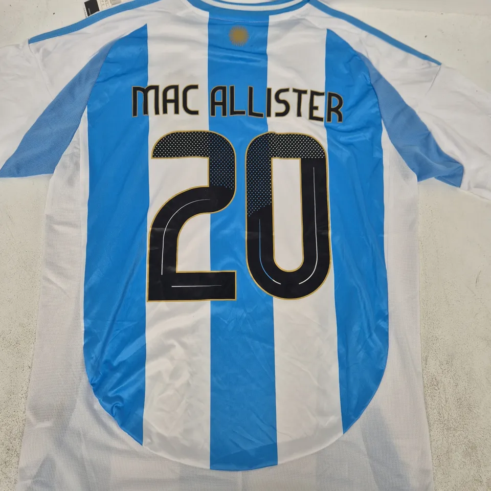 ADIDAS ARGENTINA HOME FOOTBALL JERSEY SIZE XL