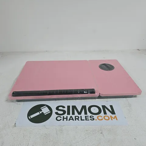 PINK ADJUSTABLE LAPTOP DESK