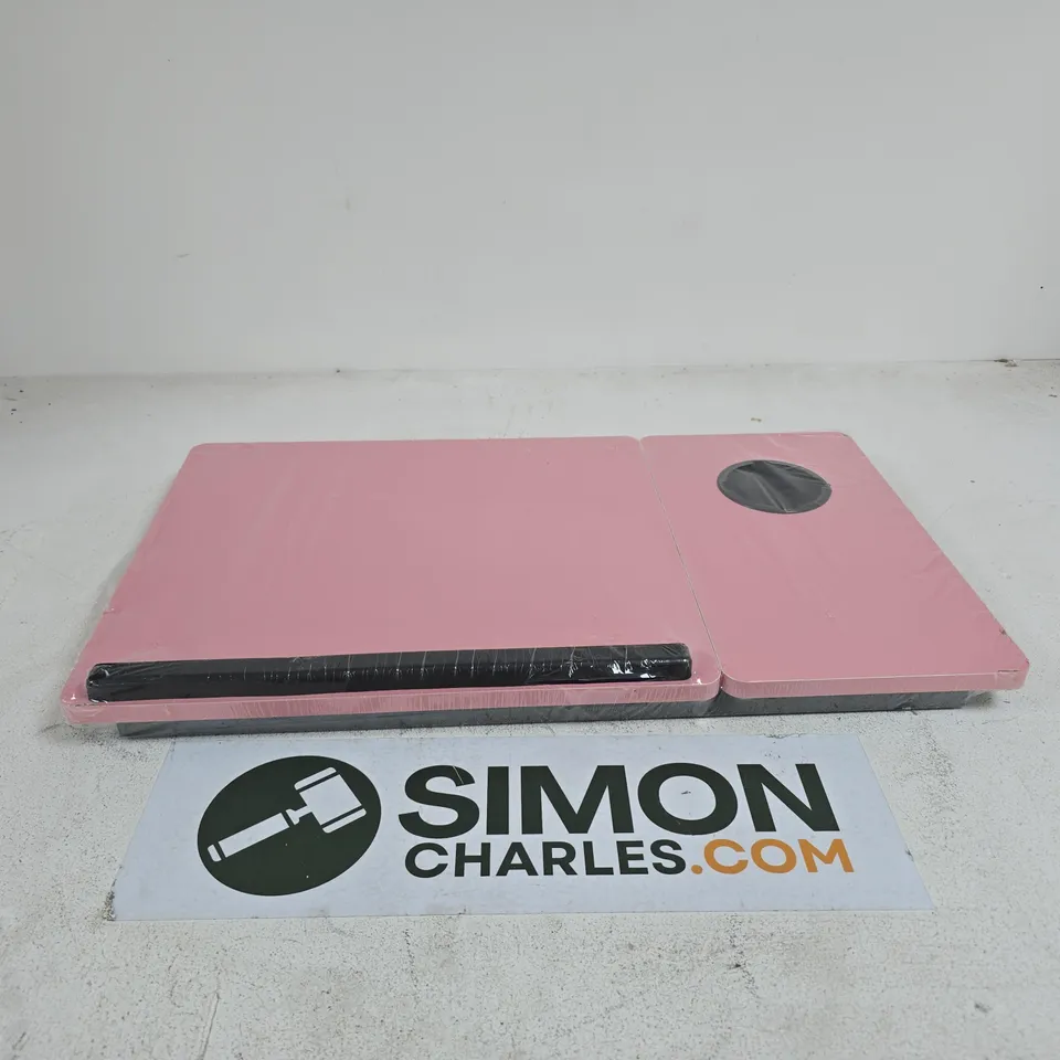 PINK ADJUSTABLE LAPTOP DESK