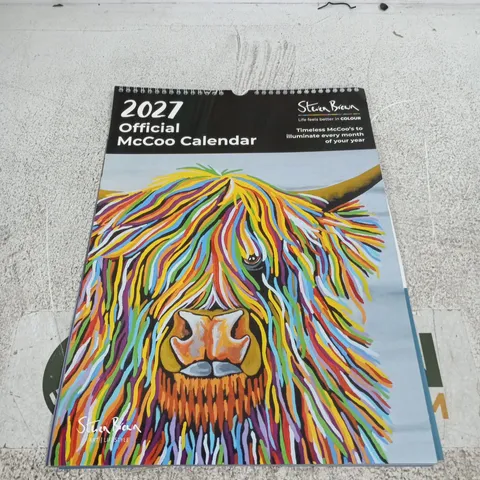 STEVEN BROWN 2027 OFFICIAL MCCOO CALENDAR