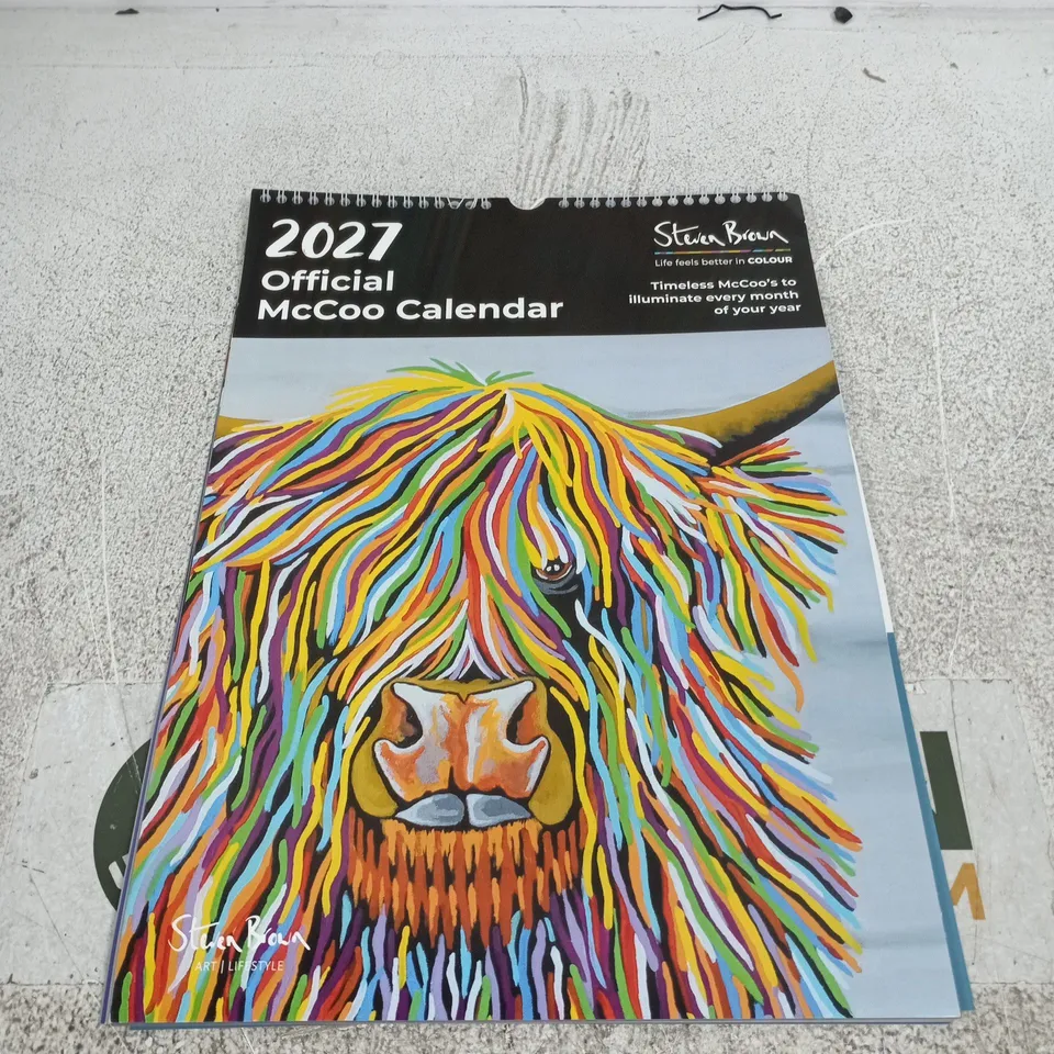 STEVEN BROWN 2027 OFFICIAL MCCOO CALENDAR