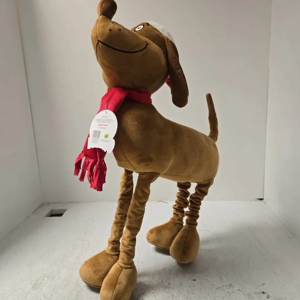 GRINCH SPRING LEGS PLUSH TOY DOG