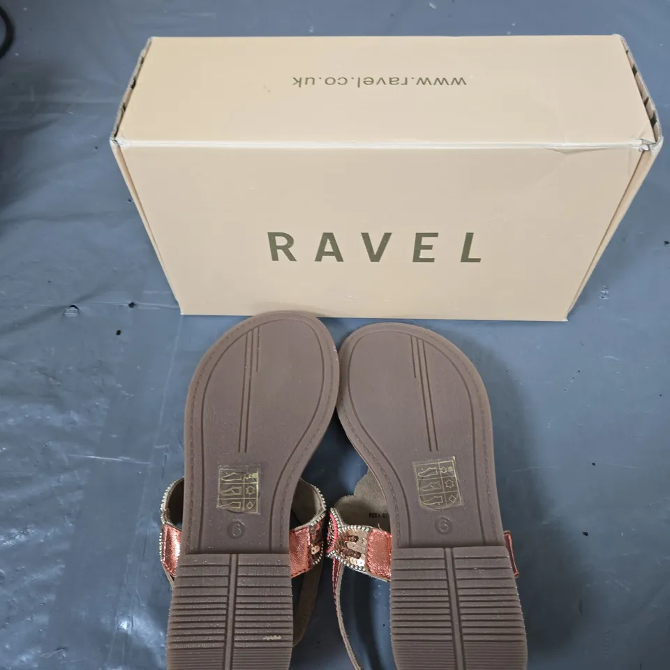 RAVEL BEADED SANDALS – WOMEN'S FOOTWEAR, UK 6, BOXED