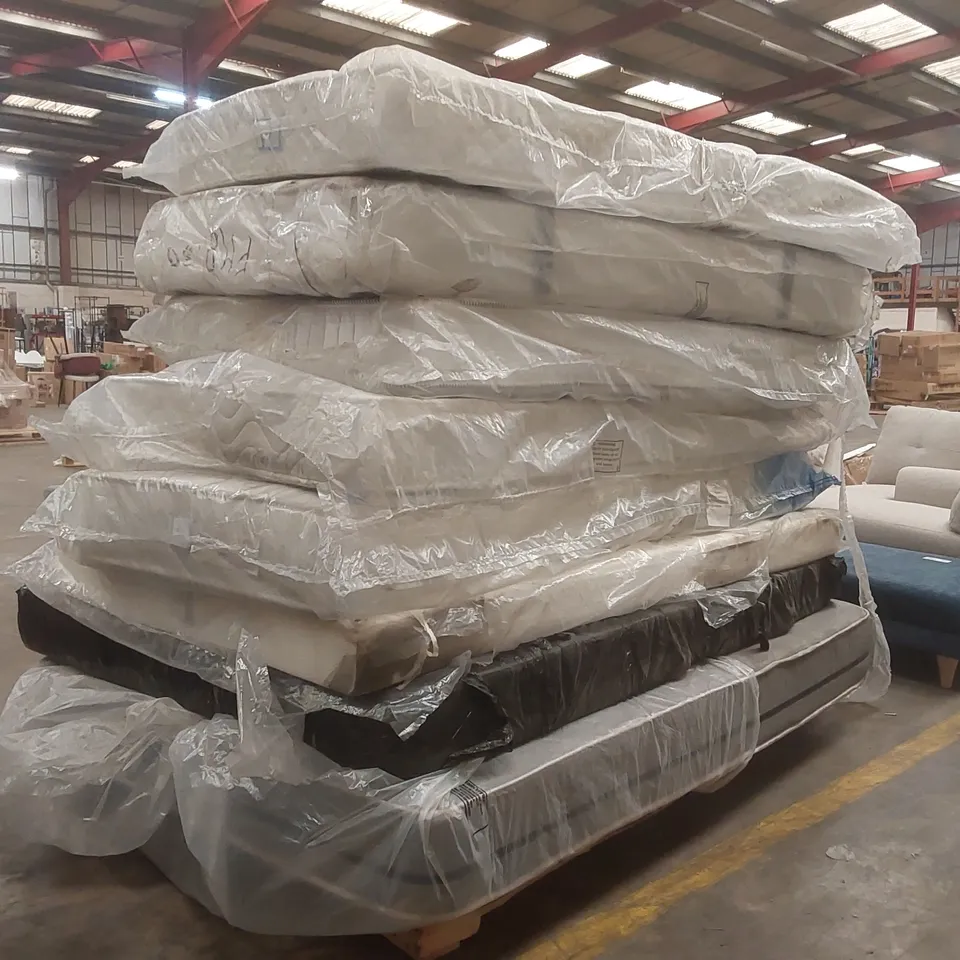 PALLET CONTAINING 8x ASSORTED MATTRESSES