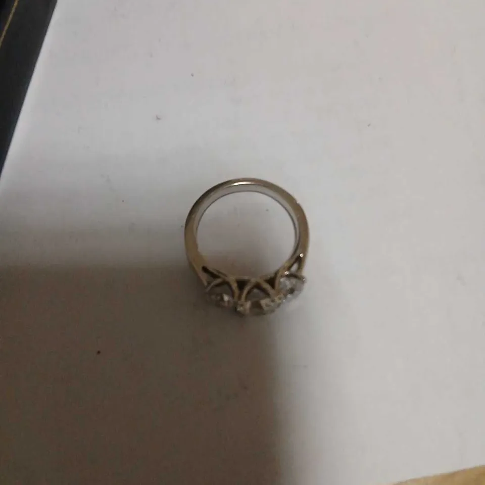 FIRE LIGHT 2.5CT LAB GROWN DIAMOND TRILOGY RING PLATINUM