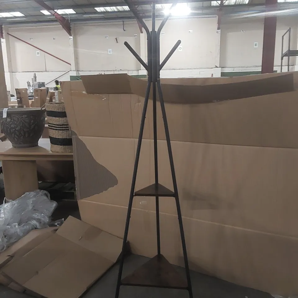 VASAGLE INDUSTRIAL COAT RACK WITH STAND