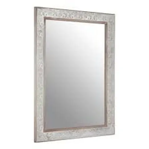 BOXED MERRIMAC WOOD FLAT WALL MIRROR 