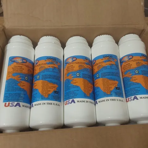 BOX CONTAINING APPROXIMATELY 20x OMNIPURE INLINE WATER FILTERS