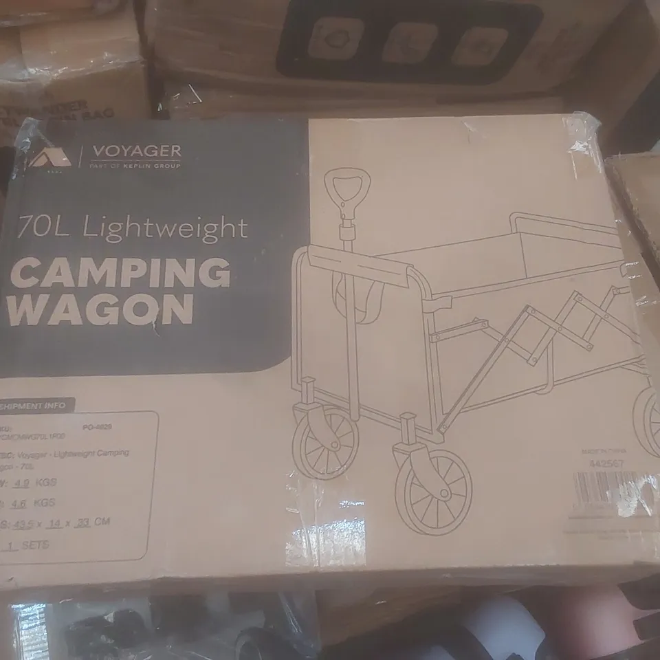 BOXED VOYAGER 70L LIGHTWEIGHT CAMPING WAGON