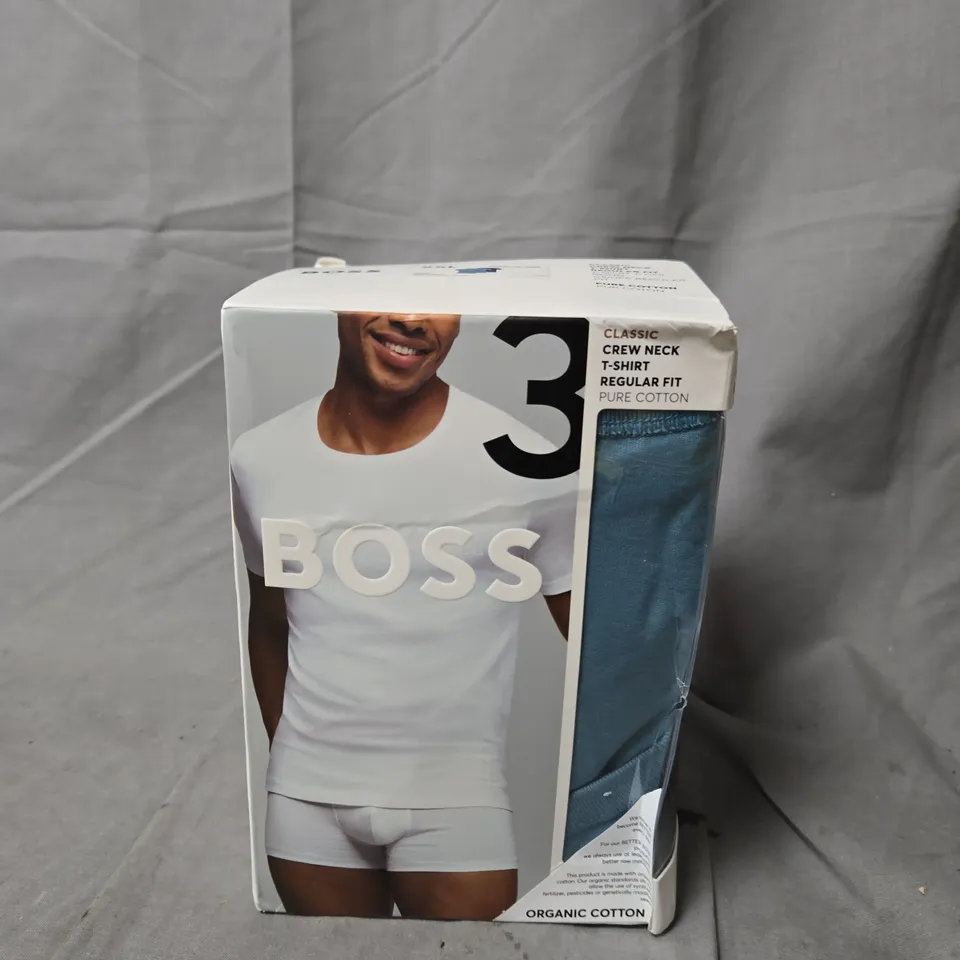 BOSS CLASSIC CREW NECK T‑SHIRT – X3 - SIZE XXL