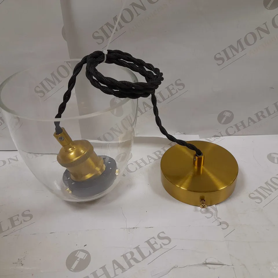 GLASS PENDANT CEILING LIGHT