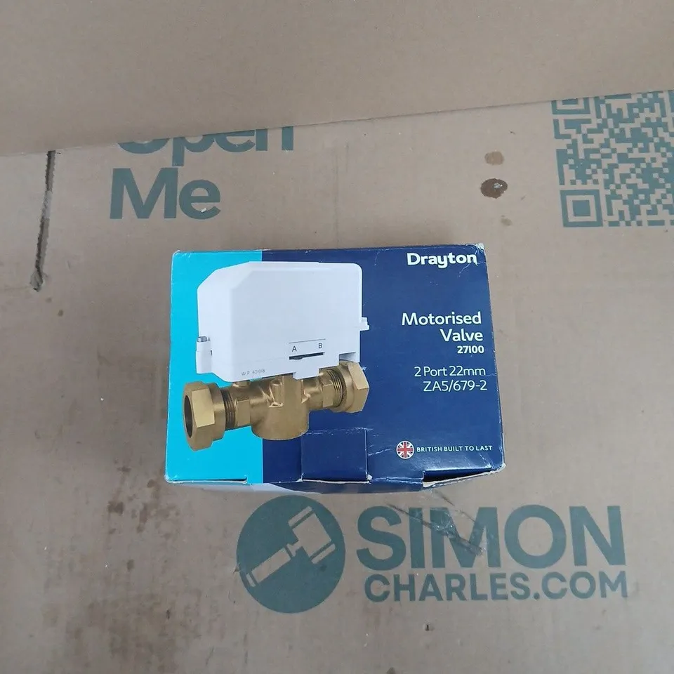 DRAYTON MOTORISED VALVE 2 PORT 22MM – 27100