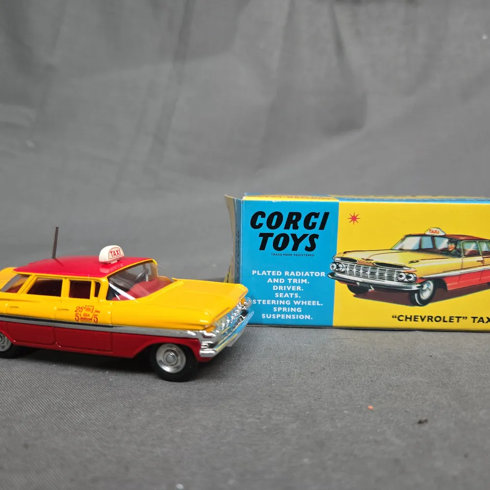 BOXED CORGI TOYS 480 CHEVROLET TAXI CAB