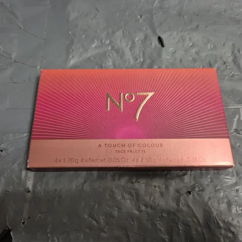 NO7 FACE PALETTE
