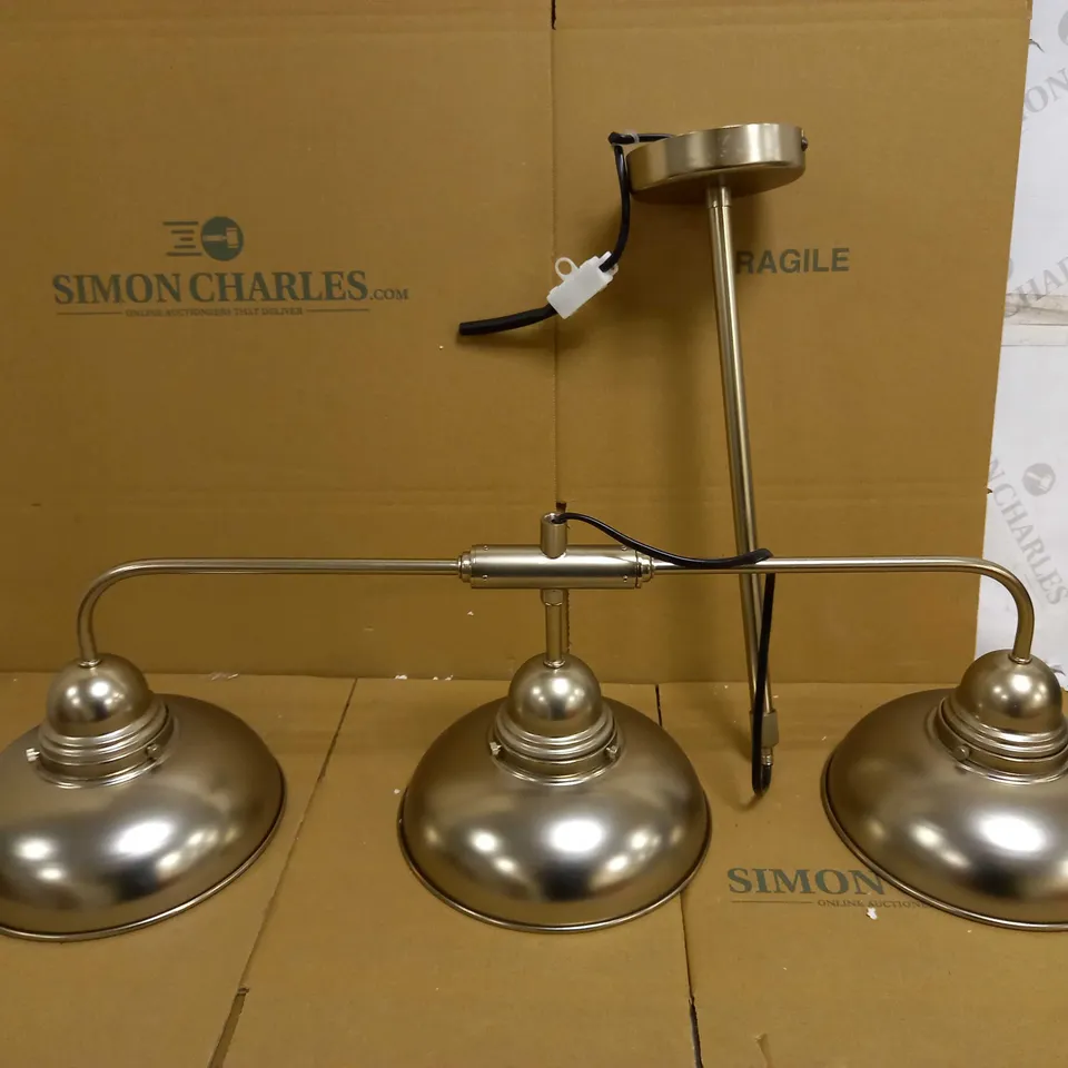 BRAND NEW DAR LIGHTING DYNAMO 3 LAMP BAR PENDANT LIGHT