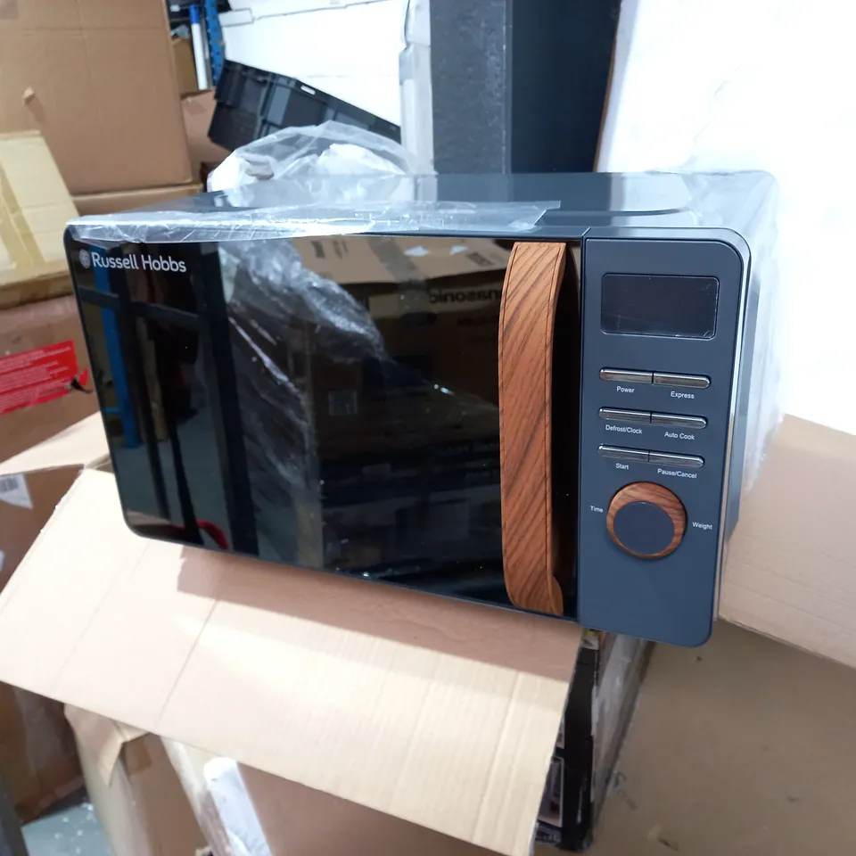 RUSSELL HOBBS RHMD714G SCANDI GREY DIGITAL MICROWAVE RRP £109