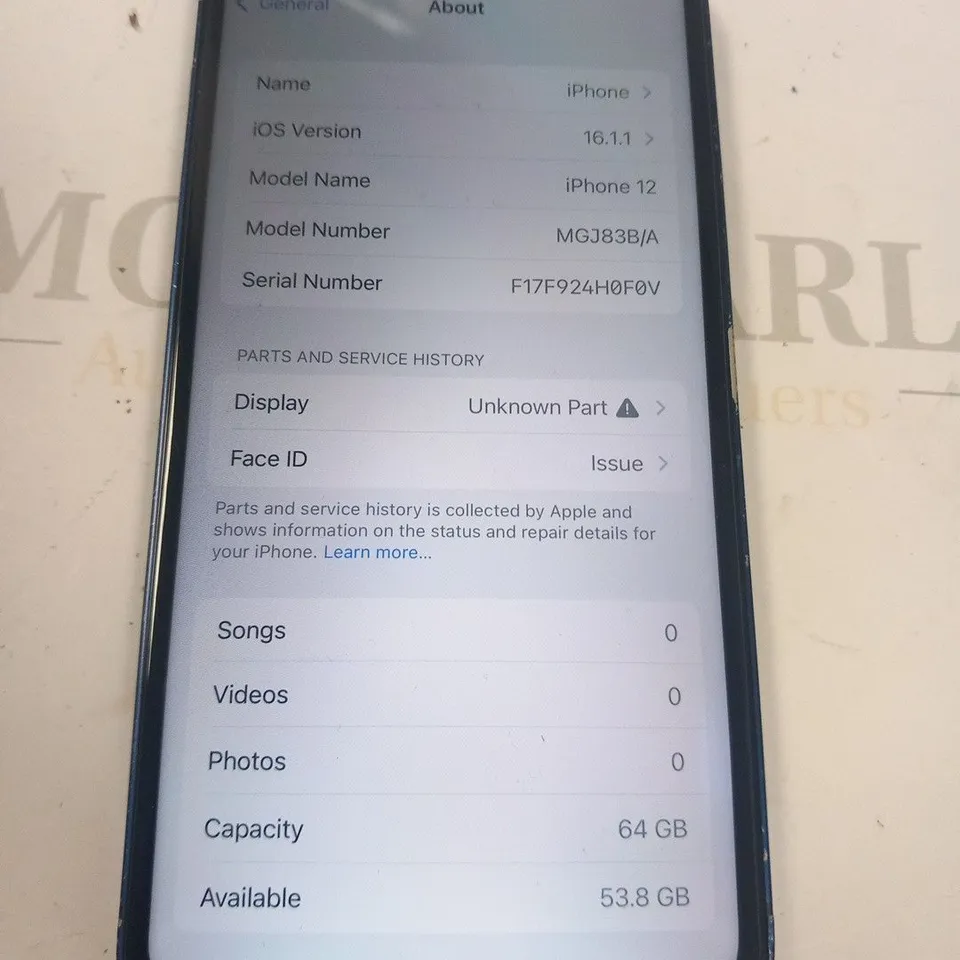 BOXED APPLE IPHONE 12 MOBILE PHONE 64GB 