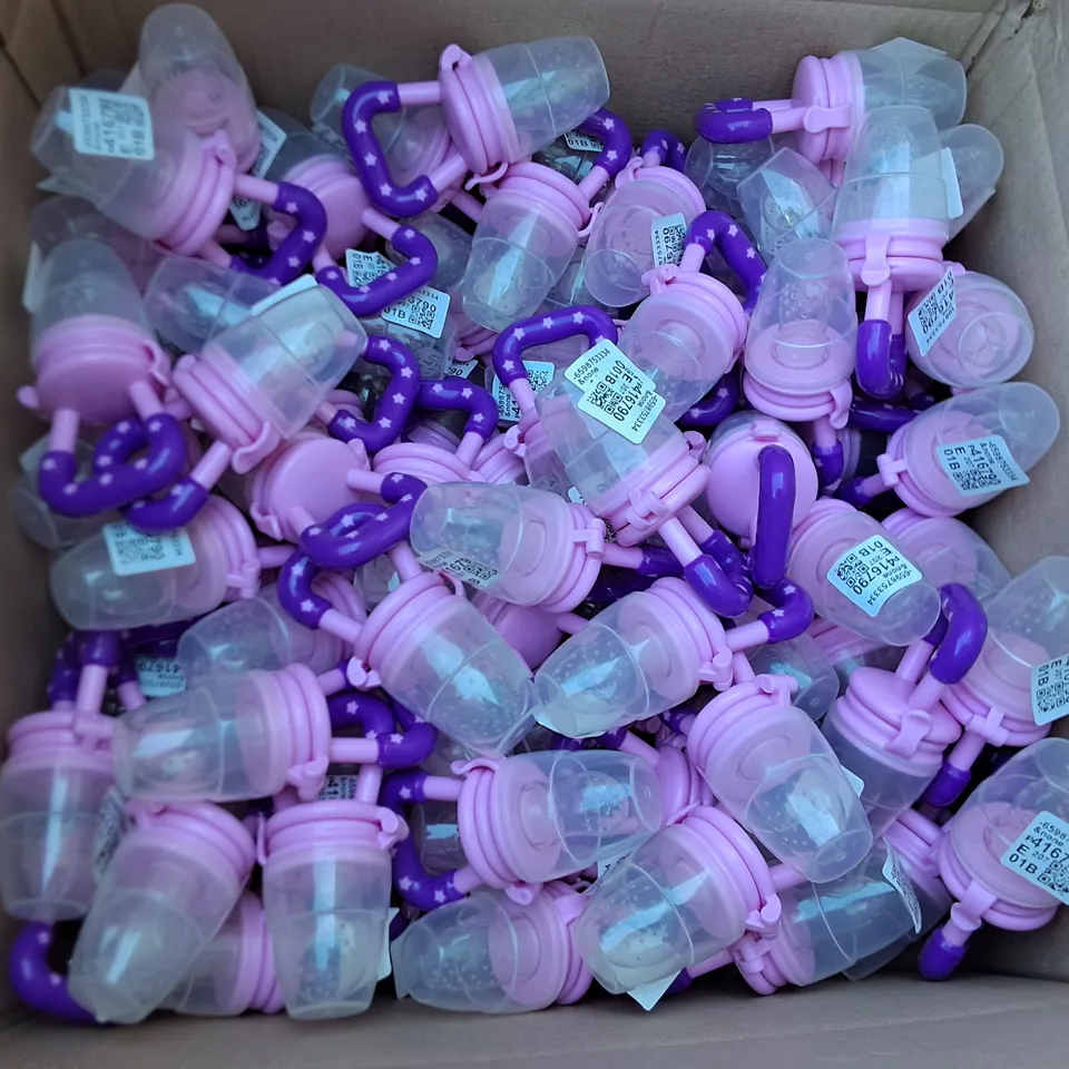 LOT OF APPROXIMATELY 100 FREEZABLE PUREE DUMMIES IN PINK