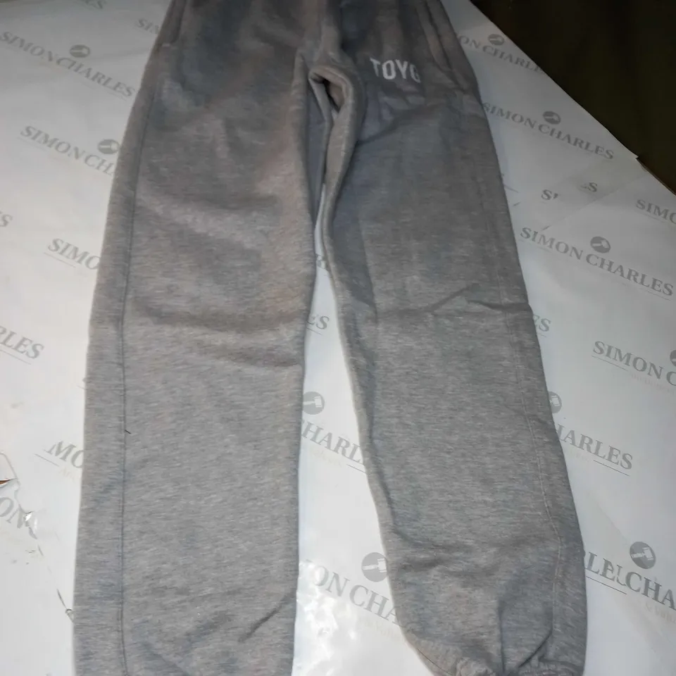 TOYG TRAINING SWEATPANTS IN GREY - LARGE