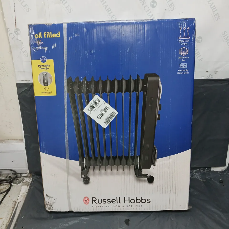 RUSSELL HOBBS OIL FILLED 2.5KW RADIATOR 