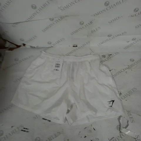 BAGGED GYMSHARK ARRIVAL 5" SHORT M WHITE