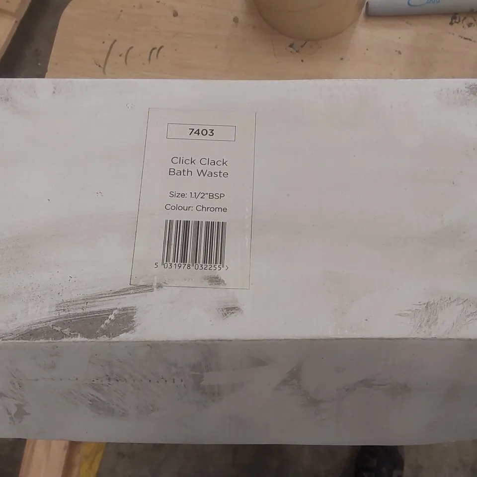 BRAND NEW BOXED CHROME-PLATED BATH WASTE AND OVERFLOW KIT