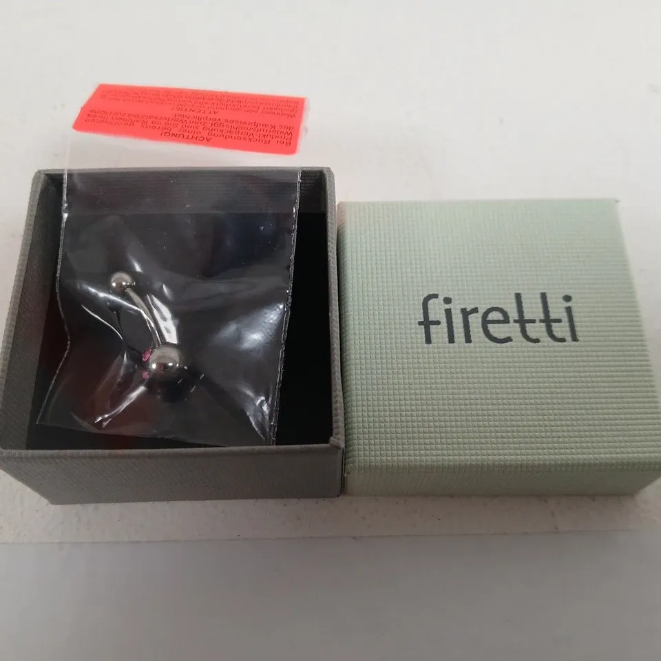 BOXED FIRETTI BELLY BUTTON BAR 