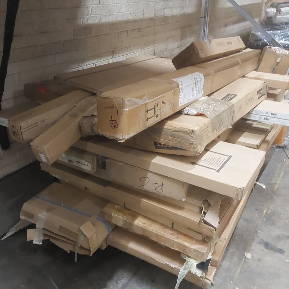 PALLET CONTAINING A VERY LARGE QUANTITY OF ASSORTED FURNITURE PARTS ECT 