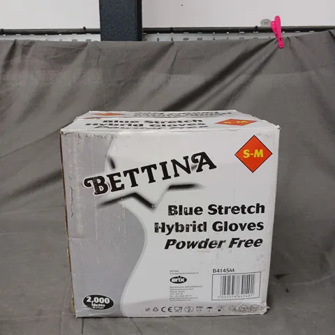BOXED BETTINA BLUE STRETCH HYBRID GLOVES 