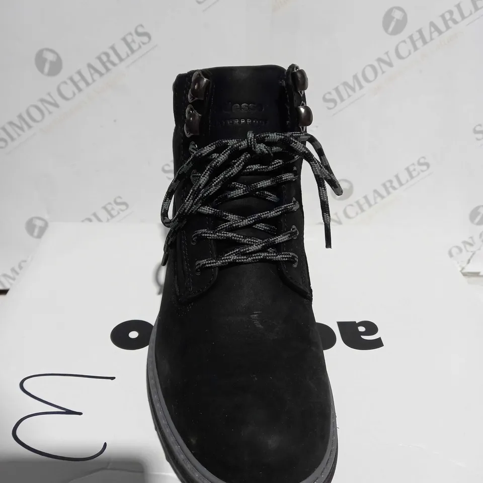 ADESSO BLACK WATERPROOF BOOTS - SIZE 5 - BOXED