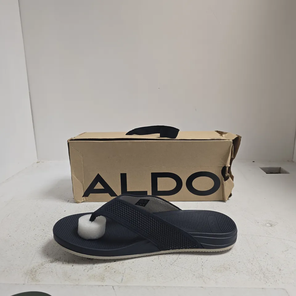 ALDO DAVEY-410 NAVY FLIP FLOPS – UK 10 (US 11, EU 44)