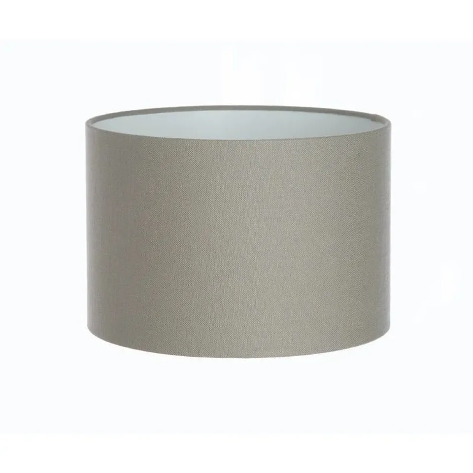 BOXED LINEN DRUM LAMP SHADE (SCREW ON)