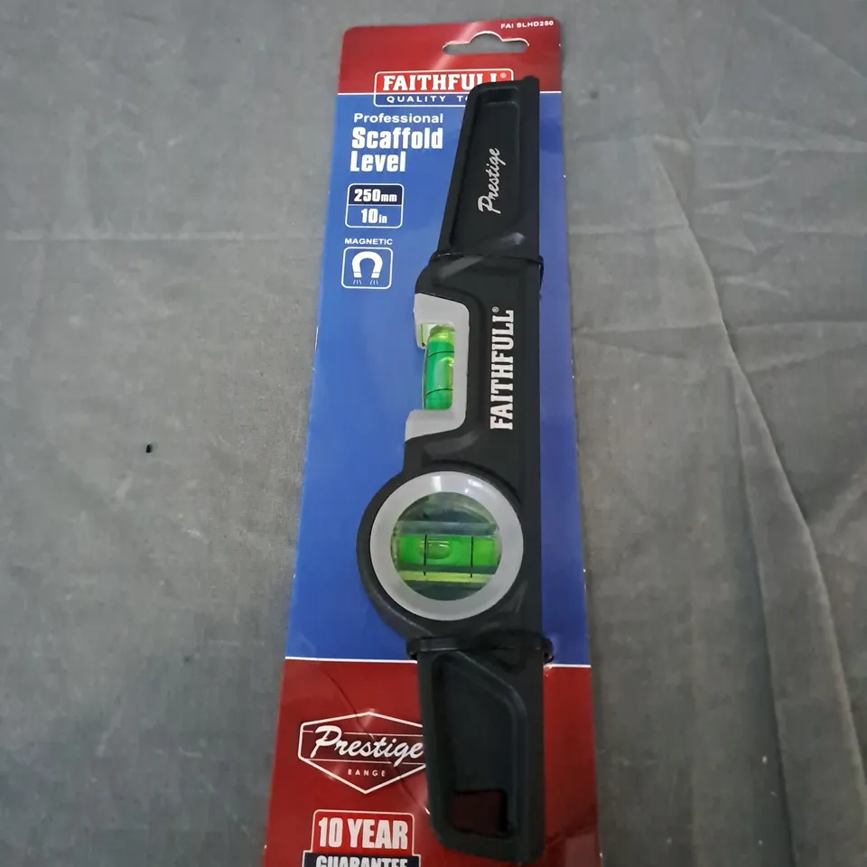 FAITHFULL PROFESSIONAL SCAFFOLD LEVEL- 250MM