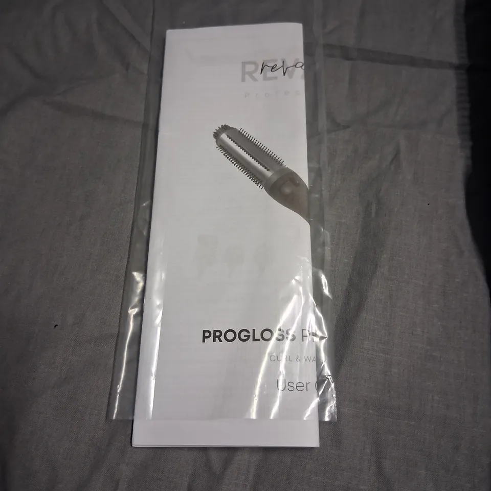BOXED REVAMP PROFESSIONAL PROGLOSS PERFECT FINISH CERAMIC CURL AND WAVES BRUSH BR-1500-GB