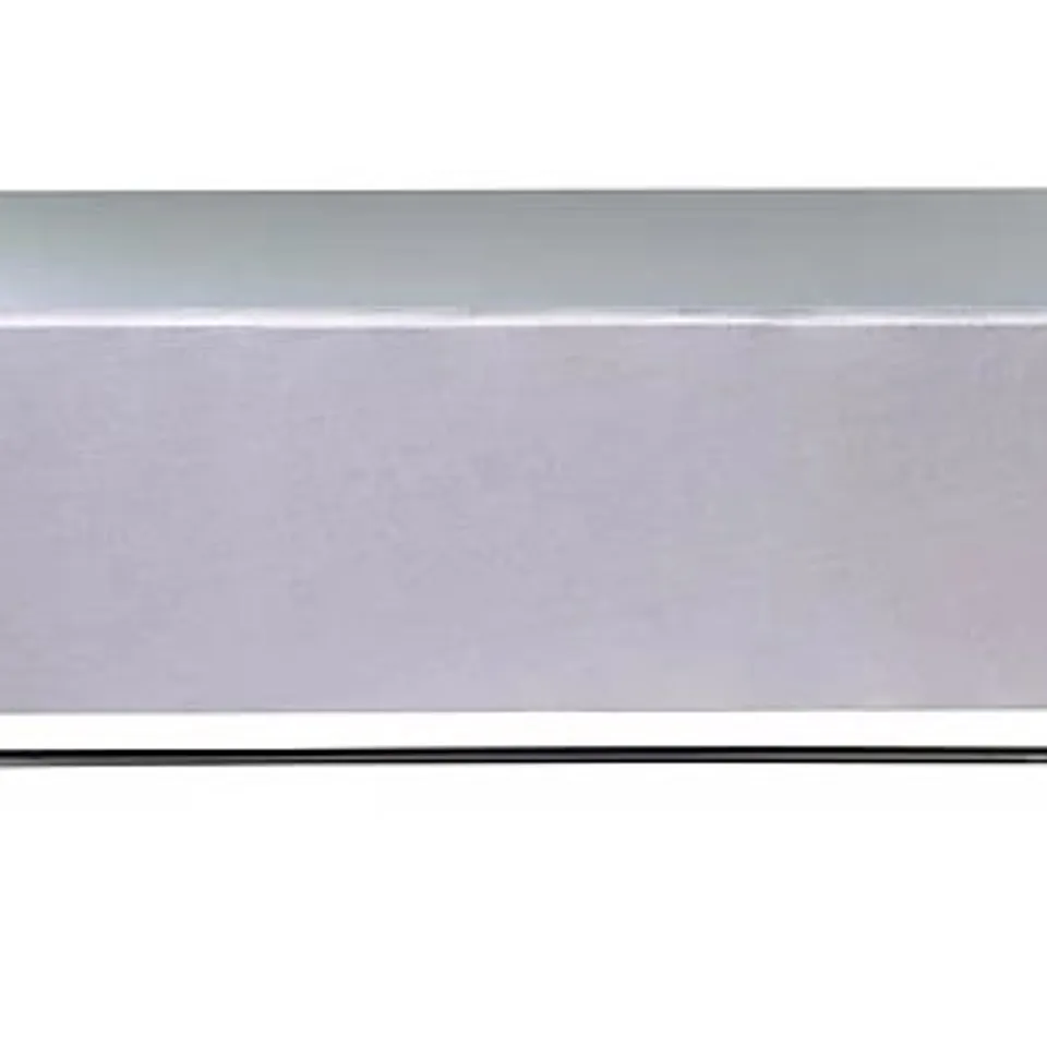 BOXED CHROMIUM TV-STAND WITH 1 FLAP GREY, 1200mm (1 BOX)