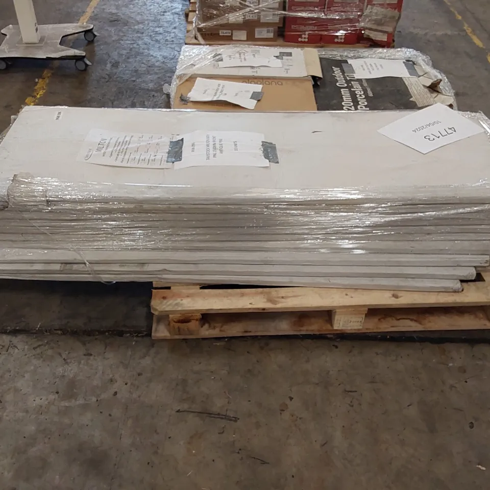 PALLET OF APPROXIMATELY 10X TAVISTOCK MILTON 1500MM ANTIQUE PINE FRONT BATH PANEL 