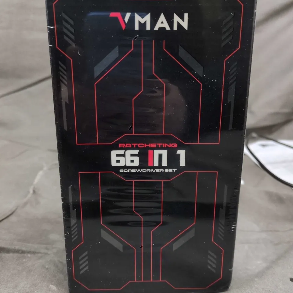 66-in-1 Ratcheting Screwdriver Set – Boxed