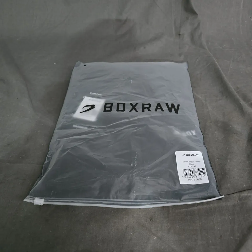 BOXRAW SAXTON TRACK JACKET BLACK XS BAGGED