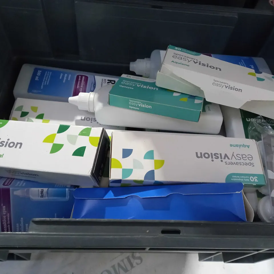 APPROX 20 ITEMS TO INCLUDE ACUVUE, EASYVISION, NIQUITIN MINIS