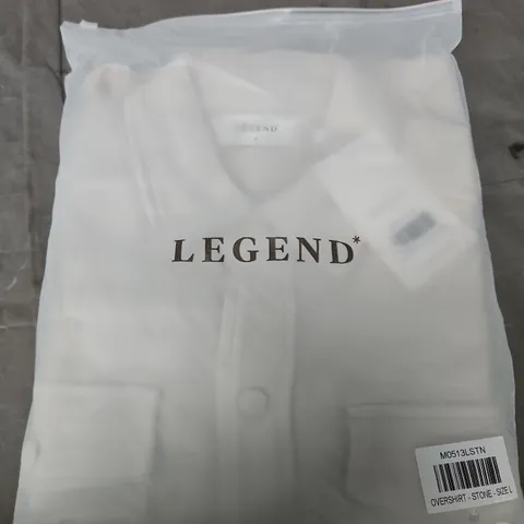 LEGEND OVERSHIRT – STONE – UK SIZE L