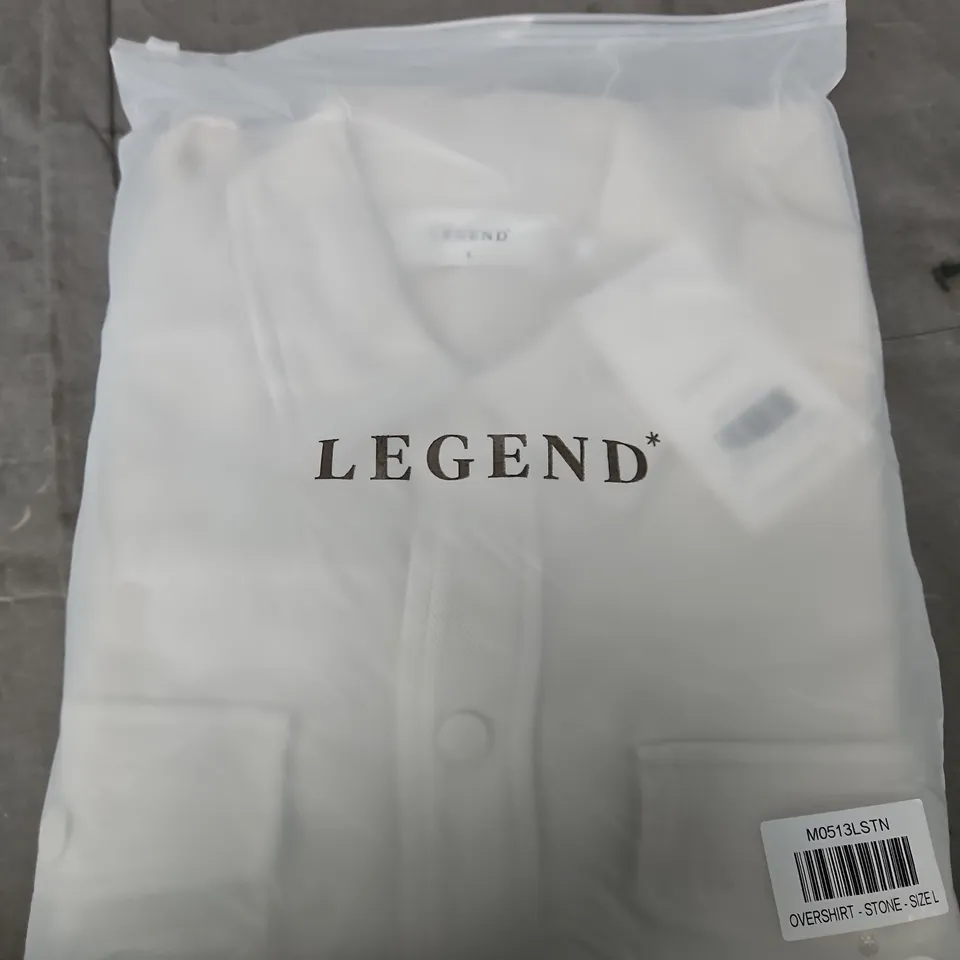 LEGEND OVERSHIRT – STONE – UK SIZE L