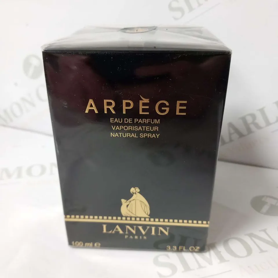 BOXED AND SEALED ARPEGE LANCVIN PARIS EAU DE PARFUM 100ML