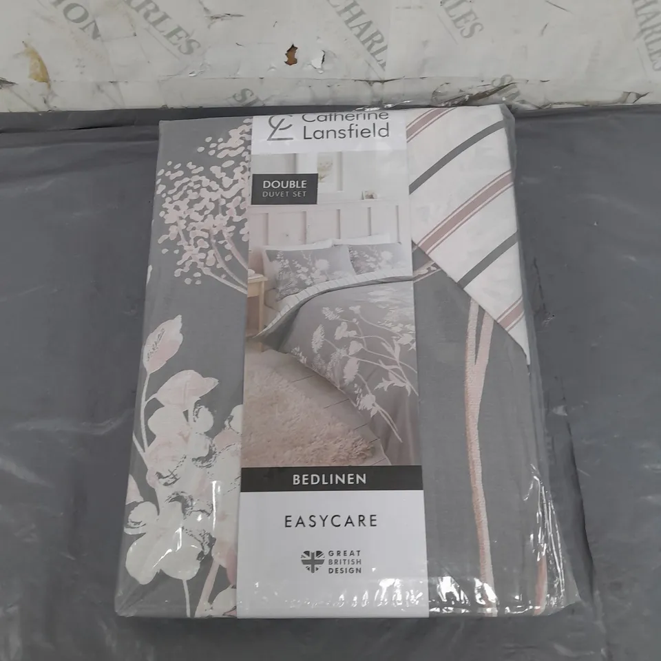 CATHERINE LANSFIELD DOUBLE DUVET SET BEDLINEN 