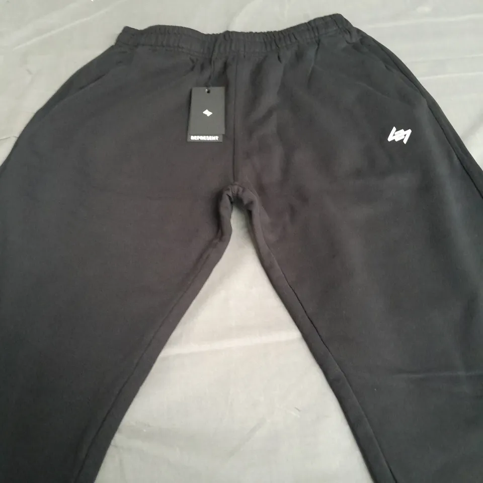 REPRESENT BLACK TEAN 247 SWEATPANTS - MEDIUM
